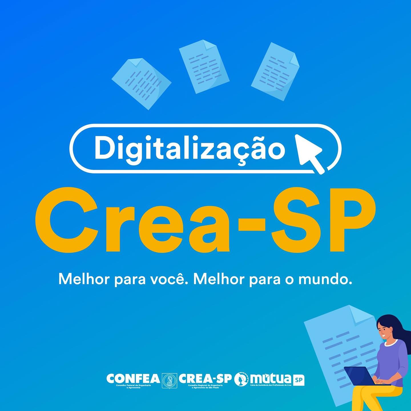 1 Repost @creasaopaulo O Crea-SP está ainda mais digital!