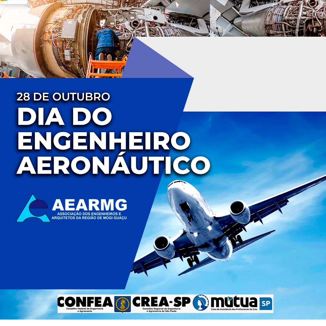 Dia do Engenheiro Aeronaútico - AEARMG - 28 de outubro