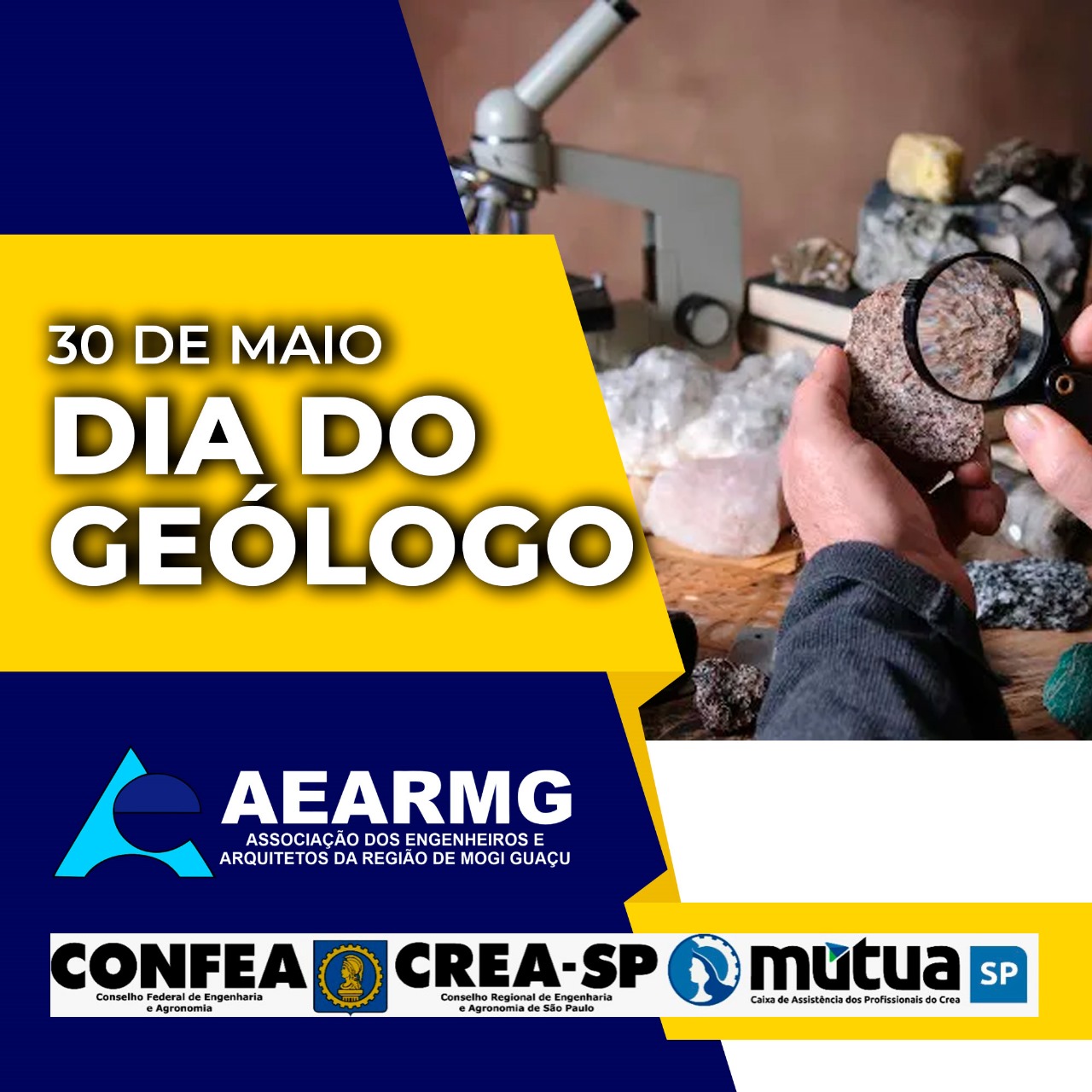 AEARMG - dia do geologo