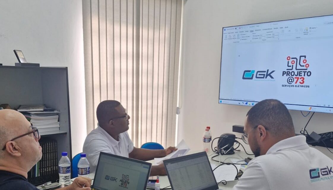 Hoje o pessoal da @gk_engenhariaeautomacao veio utilizar do nosso espaço de inovação com todo suporte